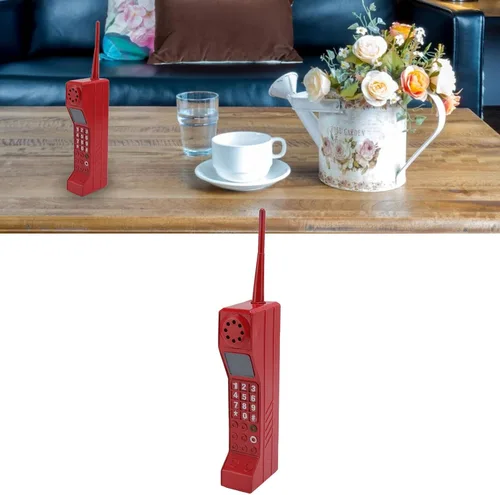 Miniatura 7 de Adorno retro de ladrillo para teléfono celular, accesorio de teléfono de los años 90, accesorios portátiles de fotografía a la antigua, decoración