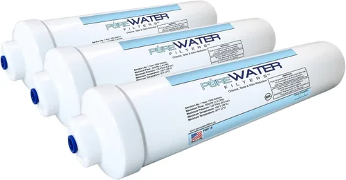 Miniatura 6 de Filtro de agua en línea para refrigeradores, máquinas de hielo, cafeteras, fuentes de agua, refrigeradores de agua, grifos de fregadero, RV, cámpers