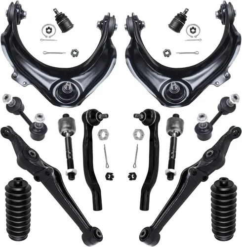 Miniatura 40 de Detroit Axle - Kit de suspensión frontal de 16 piezas para RWD Chrysler 300 Dodge Charger Challenger Magnum 6 brazos de control con rótulas 2