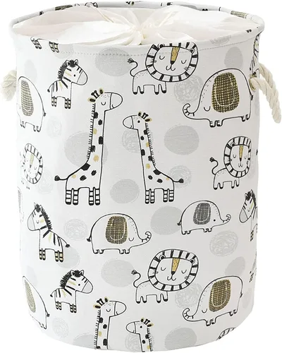 Cesta de Ropa para Niños Extra Grande Cesta de Bebé para Guardería, 58L Cestas para Niños para Guardería Cesta de Almacenamiento de Animales de