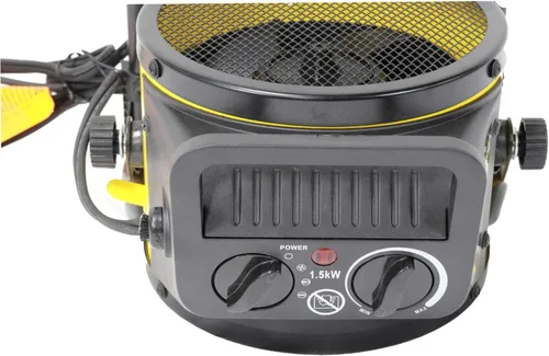 Miniatura 12 de Calentador de aire EUH1465, eléctrico, de Dura Heat, con base pivotante, 5,120 BTU, Amarillo