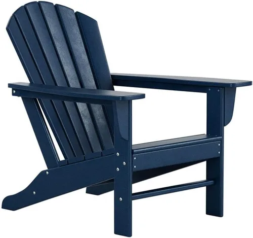 Miniatura 11 de Costaelm Sillas para hoguera, silla al aire libre HDPE silla Adirondack, moderna silla de porche de patio, porche delantero patio trasero, sillas