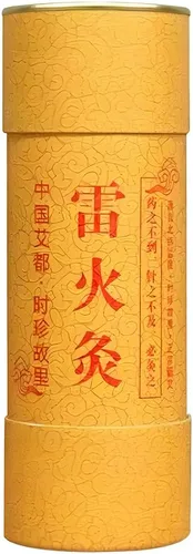 Akway Moxa Sticks - Artemisa de 3 años para terapia de moxibustión, 2.8 in de diámetro, diseño de mano para un fácil uso en casa (artemisa 100% pura)