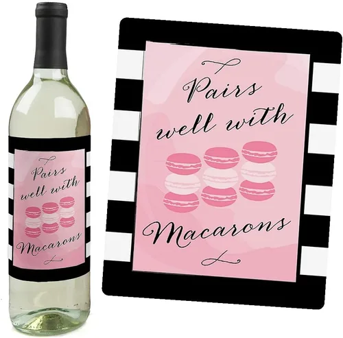 Miniatura 4 de Big Dot of Happiness París, Ooh La La - Decoraciones temáticas de baby shower o fiesta de cumpleaños para mujeres y hombres - Calcomanías