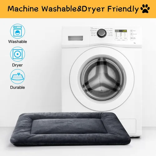 Miniatura 5 de Camas para Perros Almohadilla para Jaula para Perros Extra Pequeños Cama Ultra Suave para Jaula de Perro Lavable y Antideslizante Almohadilla