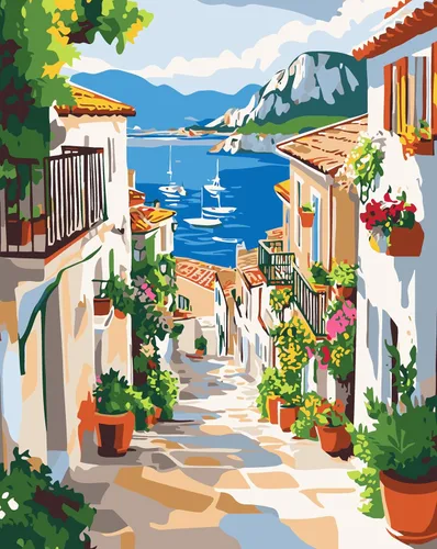 Miniatura 8 de Pintura de bolas de flores por números para adultos, kit de pintura por números para adultos, paquete de pintura por números para principiantes