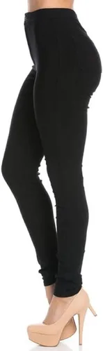 Miniatura 3 de SOHO GLAM - Jeans elásticos entallados con cintura superalta, para mujer (S-3XL)