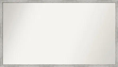 Miniatura 888 de Amanti Art Espejo de baño blanco para sobre el fregadero, 32 x 45 pulgadas, espejo de tocador rectangular blanco esbelto, marco de madera moderno