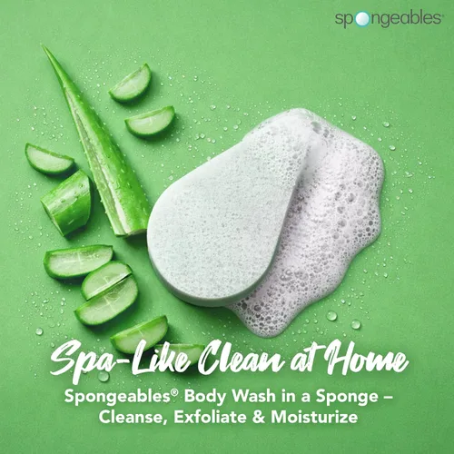 Miniatura 2 de Spongeables Anti-Cellulite Body Wash in a Sponge, Moisturizer and Exfoliator, 20+ Washes