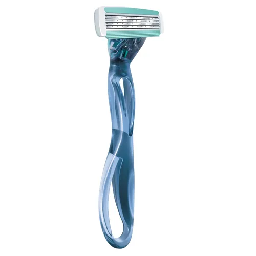 Miniatura 6 de BIC Soleil Bella Click - Maquinilla de afeitar desechable de 4 hojas para mujer, 1 mango y 4 cartuchos