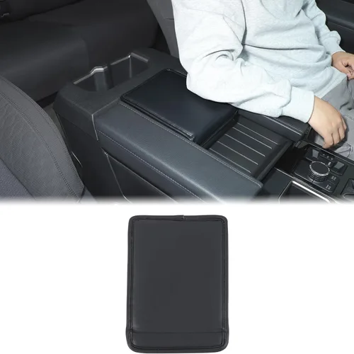 Miniatura 8 de Aunginsy Funda para caja de almacenamiento oculta compatible con Toyota Tundra 2022 2023 2024 2025 2026, bandeja organizadora de consola central