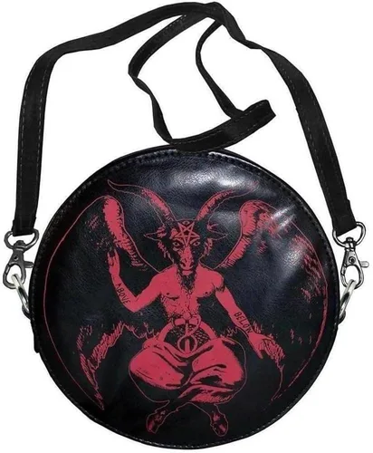 Miniatura 3 de Kreepsville 666 Baphomet Pulsera redonda de cuero vegano