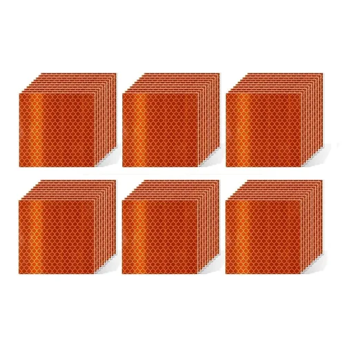 Miniatura 75 de Cinta reflectante blanca de 4 pulgadas, adhesivo de seguridad de advertencia impermeable para exteriores (10 pies)
