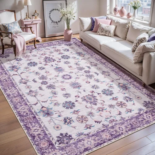 Miniatura 39 de Tangsoo Alfombra lavable para pasillo, antideslizante, 2 x 6 pies, estilo bohemio, floral, vintage, para entrada, suelo suave, para cocina, baño