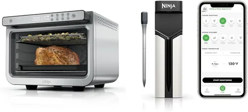 Miniatura 9 de Ninja DT202BK Foodi 8 en 1 XL Pro Air Fry Oven, horno de convección de encimera grande y tostador digital, 1800 vatios, negro, 12 pulgadas