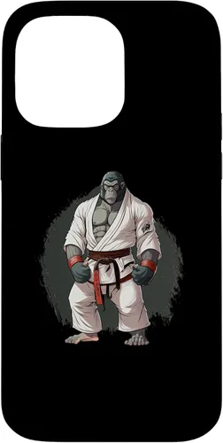 Miniatura 20 de iPhone 11 Gorilla In Judo Uniforme - Estuche japonés de artes marciales