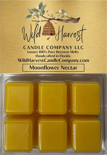 Miniatura 49 de Primera Respiración del Otoño Perfumado, 1 Paquete de Cera de Abejas Pura Derretida para Calentadores, Wild Harvest Candle Company, Tartas Cúbicas
