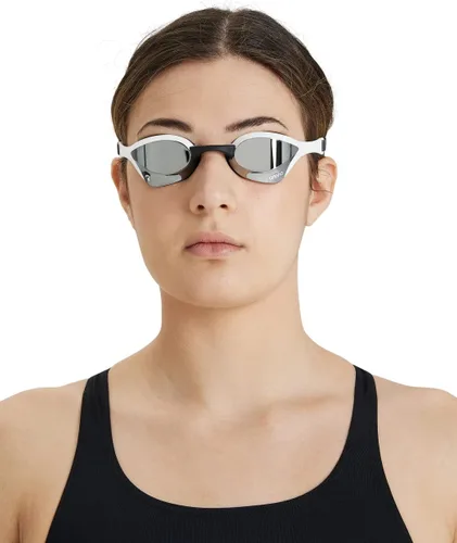 Miniatura 4 de ARENA Unisex Cobra Ultra Swipe Racing Swim Goggles Anti-fog Technology Polycarbonate Hard Lens Plateado/Negro