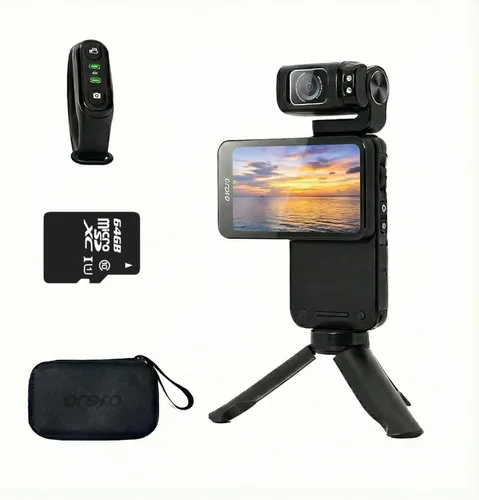 Miniatura 7 de Cámara de Mano ORDRO M3, Cámara de Vlogging 5K para YouTube, Cámara de Video 4K/60FPS con Pantalla Táctil Desenfundable de 3.5' Visión Nocturna IR