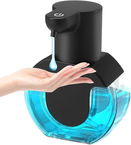 Miniatura 12 de VZZNN Paquete de 2 dispensadores automáticos de jabón espumoso de 14.2 oz/14.2 fl oz, dispensador automático de jabón espumoso sin contacto, bomba