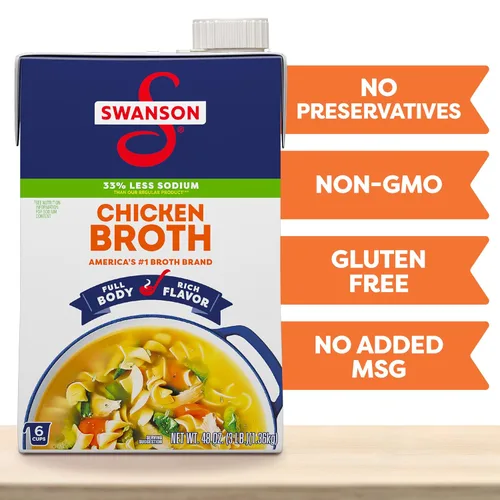 Miniatura 4 de SWANSON S Caldo de pollo Natural Goodness, cartón de 48 onzas