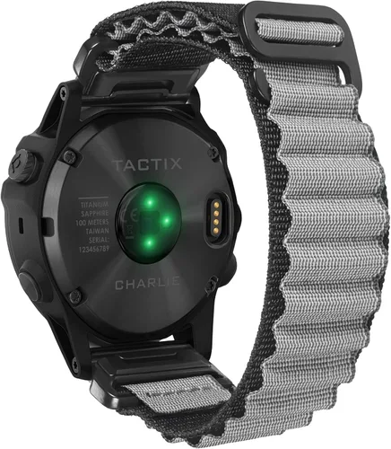 Miniatura 14 de Compatible con Garmin, correa deportiva de nailon tejido resistente con gancho en G para fēnix/Forerunner/Vivoactive/Approach/MARQ/quatix/D2 Series