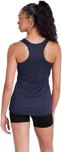 Miniatura 3 de Camiseta deportiva sin mangas oficial de NCAA Collegiate para mujer, con espalda cruzada, colección con logotipo primario