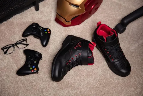 Miniatura 6 de CALTO Zapatos de elevación invisibles para hombre con aumento de altura Botas de cuero ligeras con cordones de alta calidad para motocicleta, 3.2