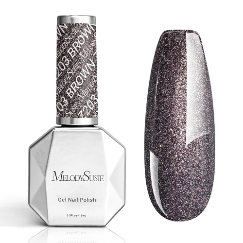 Miniatura 70 de MelodySusie Esmalte de uñas de gel grueso color rosa nude, 0.5 fl oz removible con remojo UV LED Funny Bunny esmalte de gel rosa, regalo de Navidad