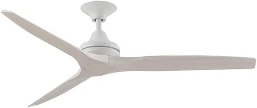 Miniatura 11 de Fanimation Spitfire - Ventilador de techo para interiores y exteriores de 60 pulgadas, níquel cepillado con cuchillas naturales
