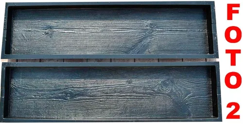 Miniatura 2 de SvitMolds Vendido 2 Moldes de hormigónTerraza Tablero Hormigón Molde de Jardín Paso de Piedra de Madera Camino Patio S10