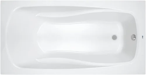 PROFLO PFS7242A Lansford - Tina de remojo de acrílico con desagüe reversible y desbordamiento de 72 x 42 pulgadas, color blanco