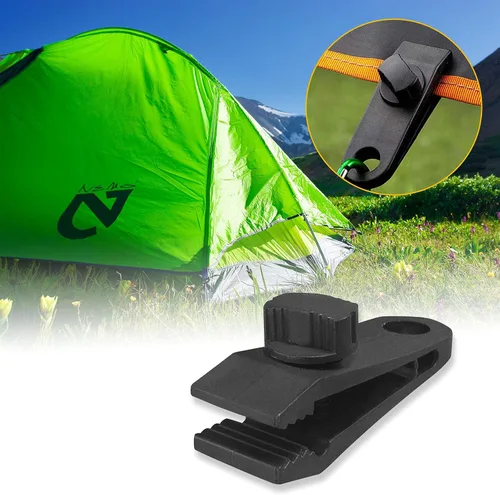 Miniatura 4 de 24 clips de lona y cuerdas elásticas para bolas, abrazaderas de lona, agarre de bloqueo resistente, clips de sujeción para toldo de piscina