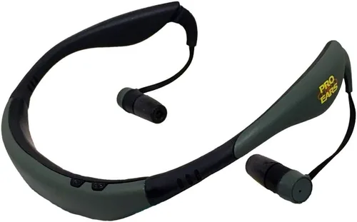 Miniatura 8 de Pro Ears Stealth 28 Ear Buds, amplificador electrónico de ruido, protección auditiva de 28 dB, detrás de la cabeza, caza y tiro, amortiguador Verde