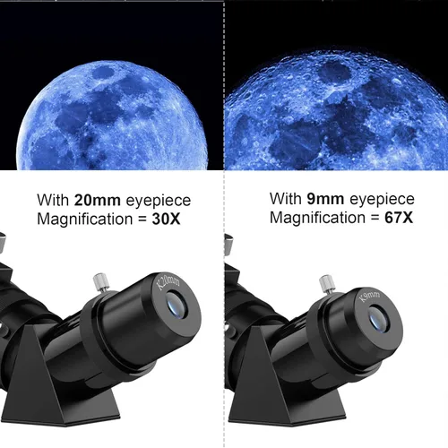 Miniatura 4 de Telescopios para adultos de astronomía, telescopio refractor de 80 mm de apertura y 600 mm de longitud focal para niños y principiantes, telescopio