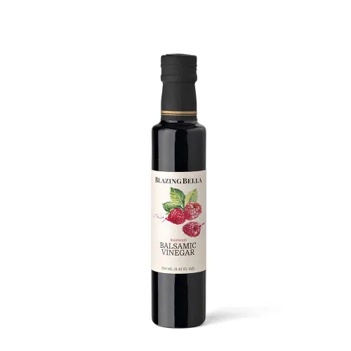 Miniatura 12 de Conjunto de Variedad de Cinco Botellas de Vinagre Balsámico de Blazing Bella de 250 ML - Envejecido en Barril, Fresa, Frambuesa, Blanco y Higo