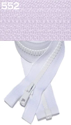 Miniatura 36 de YKK Cremallera Vislon de 22 pulgadas, 5 separadores de plástico moldeado, peso medio por cada uno (color seleccionado) (rosa azafrán - 806)