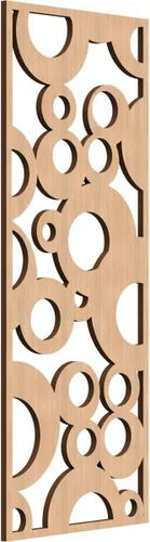 Miniatura 178 de Farwell Paneles de pared decorativos de madera con calado, 13 3/8 pulgadas de ancho x 34 3/8 pulgadas de alto x 1/4 de alto, roble rojo rojo