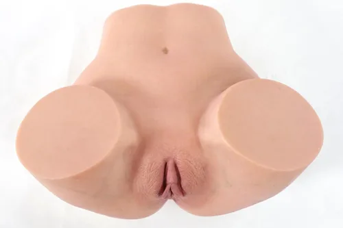 Miniatura 5 de Masturbador masculino de silicona de 22.8 libras, coños de bolsillo, textura de piel realista, suave culo grande y coño, juguete sexual para adultos