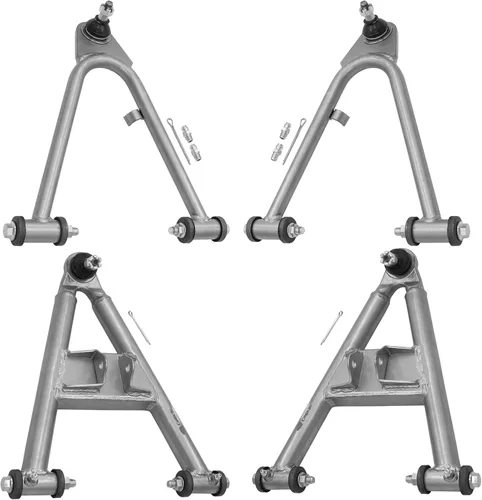 Caltric Brazos A delanteros inferiores y superiores compatibles con Yamaha Raptor 350 YFM350R YFM 350R 2004-2010