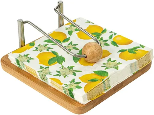 Miniatura 9 de Restaurantware -Nature Tek - Servilletero rústico de 7.7 x 7.7 x 2.3 pulgadas, 1 servilletero plano para exteriores, brazo pesado, para servilletas