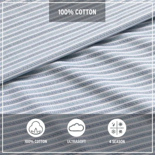 Miniatura 64 de Eddie Bauer - Juego de ropa de cama de percal de algodón, decoración fresca y elegante para el hogar, sábanas de tamaño King