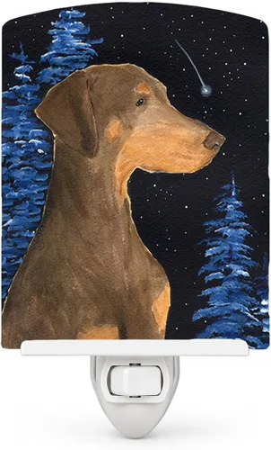 Miniatura 26 de Tesoros de la Caroline Noche estrellada Chihuahua Luz, 6" x 4," Multicolor Chihuahua 08
