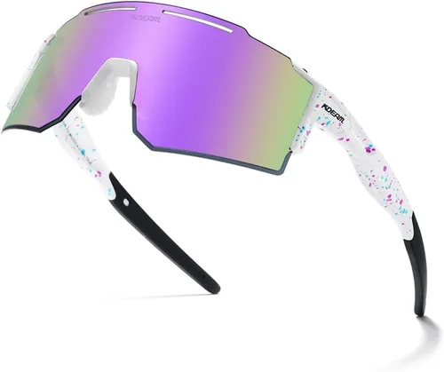 Miniatura 17 de Gafas de sol polarizadas deportivas para hombres y mujeres, jóvenes y niños. Gafas de sol para béisbol y sóftbol, para ciclismo y correr C17