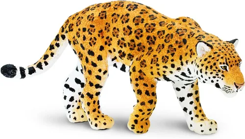 Safari Ltd. Figura de Jaguar – Figura de modelo de juguete realista pintada a mano – Juguete divertido y educativo para niños, niñas y niños a