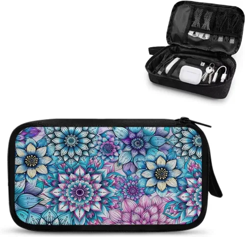 Miniatura 18 de Organizador electrónico de playa Bolsa de accesorios de tecnología Accesorios electrónicos Estuche de transporte Bolsa de almacenamiento para cable