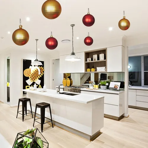 Miniatura 4 de Sankoly 4 ganchos de techo autoadhesivos de acero inoxidable, ganchos de pared sin clavos para cocina, baño, sala de estar, techo