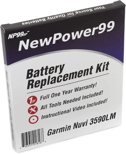 Miniatura 3 de NewPower99 Kit de reemplazo de batería con batería, instrucciones en video y herramientas para Garmin Nuvi 3590LM