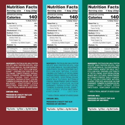 Miniatura 7 de Quest Nutrition Paquete de variedad de chips de proteína, alto contenido en proteínas, bajo en carbohidratos, 24