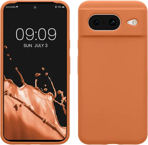 Miniatura 104 de kwmobile Funda compatible con Google Pixel 7 - Funda de silicona TPU con acabado suave - Piedra antigua